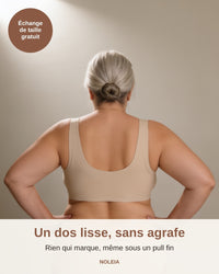 Brassière Sans Armature Femme 50 Ans NuaGel™ — Maintien Toute la Journée — M à 5XL